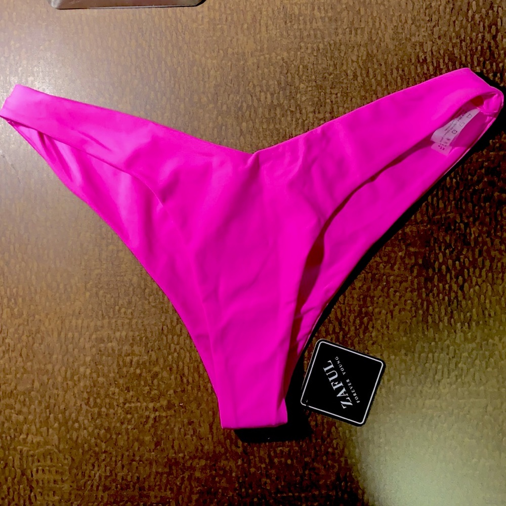 Hot pink Zaful bikini bottom